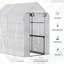 Serre de plain-pied 47,25 po x 73,25 po x 74,25 po Outsunny