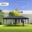 Tente à auvent escamotable 10 pi x 20 pi Outsunny-112831237-112831239