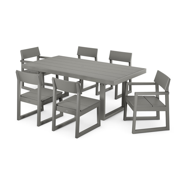 Edge Rectangular 6-Person 78'' Long Dining Set