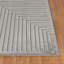 Gray Neutral Modern Outdoor Rug, Geometric Stain Resistant Easy to Clean Rug For Patio, Balcony, Decks & Garden-245314815