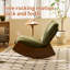 Chaise berçante Glider avec structure en bois massif et revêtement de haute qualité, chaise d'appoint pour chambre à coucher, salon ou chambre de bébé | Idée de cadeau-1043005573