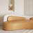 Modern Simple Cream Style Curved Sofa