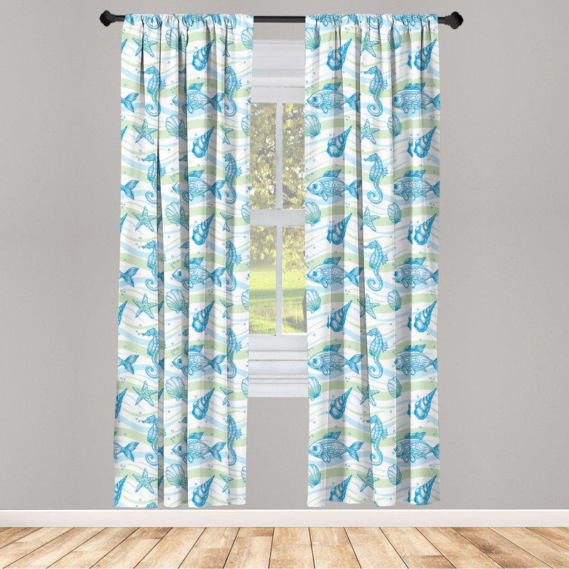 Semi-Sheer Rod Pocket Sliding Panel, 28" x 95"