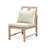 Tussient Aluminum Outdoor Armless Lounge Chair