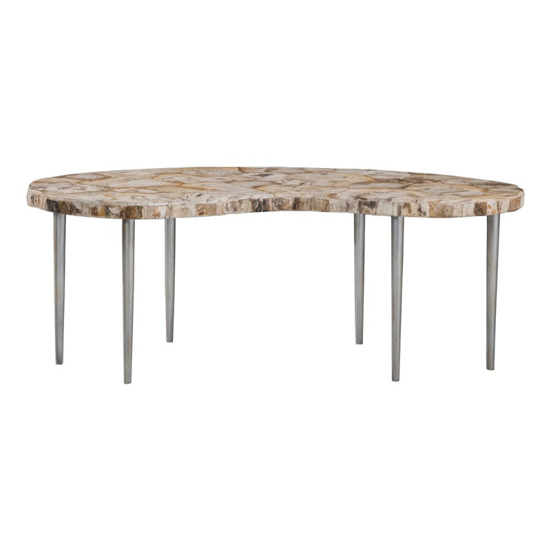 Signature Designs Seamount Kidney Cocktail Table, Brown