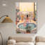 Art mural sur toile de salle de bain Jac lever du soleil tropical par Art Remedy-104439197-104439199