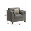 Chaise d'appoint avec 3 coussins, chaise de salon