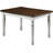 Giulia 6 - Person Extendable Solid Wood Top Four Leg Dining Set-36823264-36823213