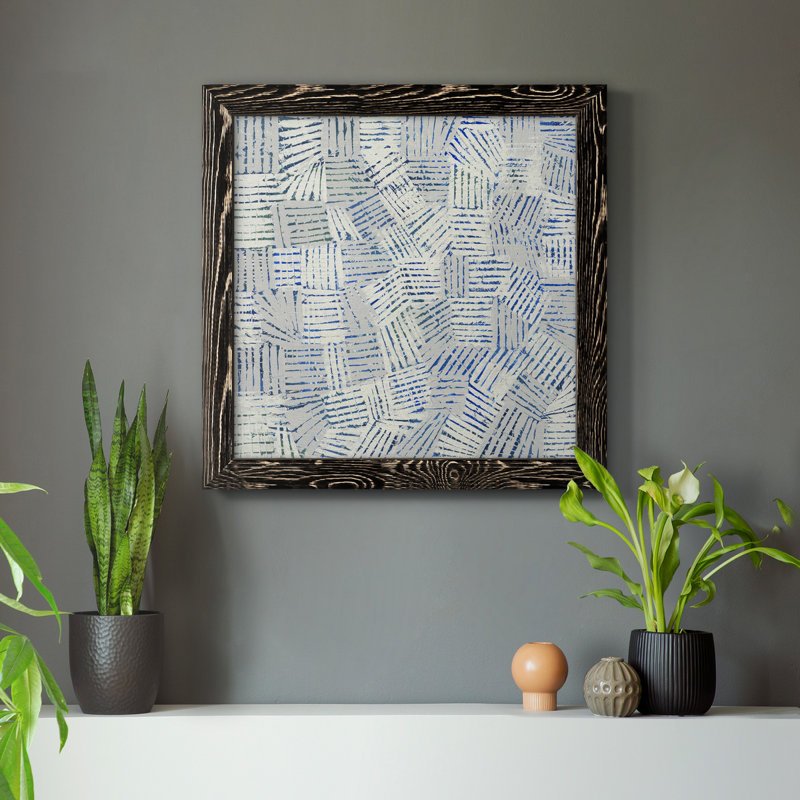 Thrive - Toile encadrée de qualité supérieure - prête à être accrochée, H 17 po x l 17 po x P 1,5 po, Cadre noir