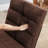 14 - Position Adjustable Reclining , Triple Fold Down, 5 Positions, Fabric, Linen Filler, Metal Frame, Throw Pillow, Small Spaces, Travel Down Surface, Filling, Traveling