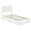Lit plateforme avec rangement en bois massif Ashante avec pied de lit et tiroirs sous le lit-2141740065-2141740071