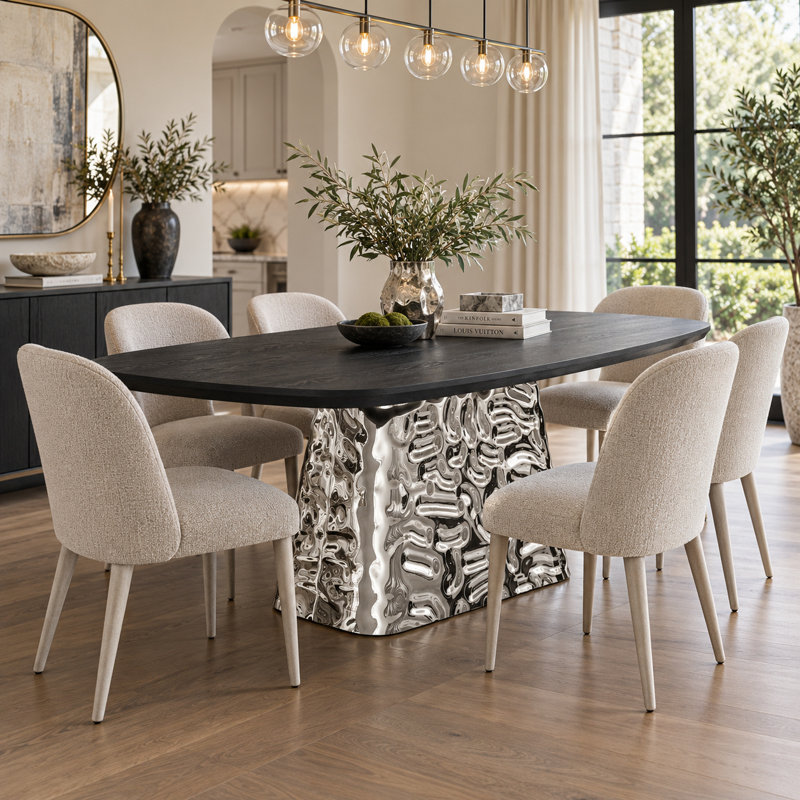 Modern Rectangle Dining Table Kitchen Table