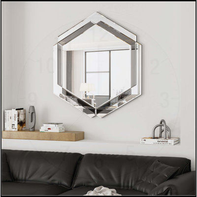 Élégant miroir rond décoratif mural pour la maison, idéal pour diverses pièces et espaces