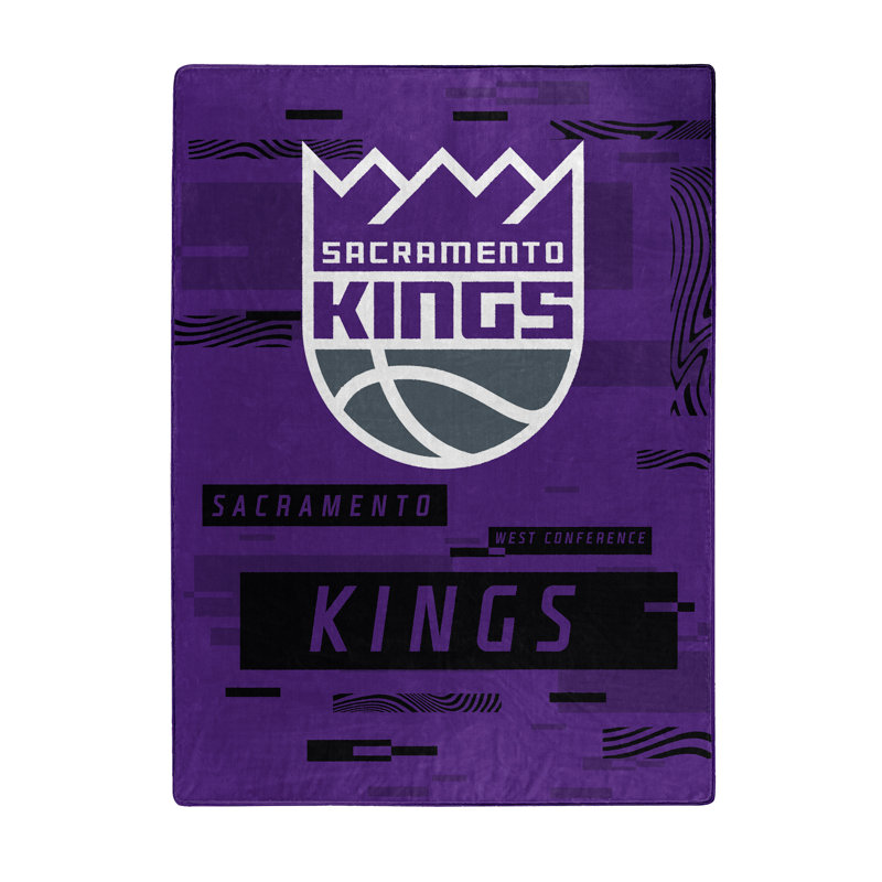 Throw Blanket, Purple/Black, Sacramento Kings