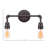 Eilif Vintage 2 Light Bath Bar with 60 watt Amber Antique Bulb-22247996