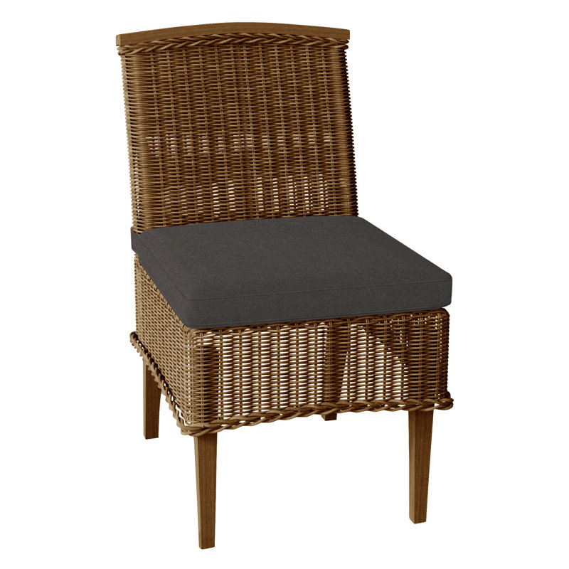 Chaise d'appoint Astoria tissée - Raphia / chêne, Welt, Astoria n ° 90, raphia / chêne, Fossile de Vérone