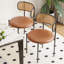 Chaise d'appoint rembourrée en similicuir-1822454905