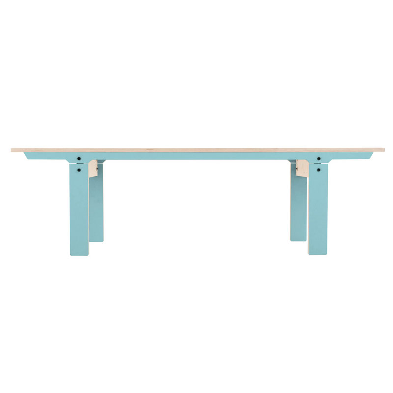 Giedi Upholstered Bench, Butterfly Blue, Medium