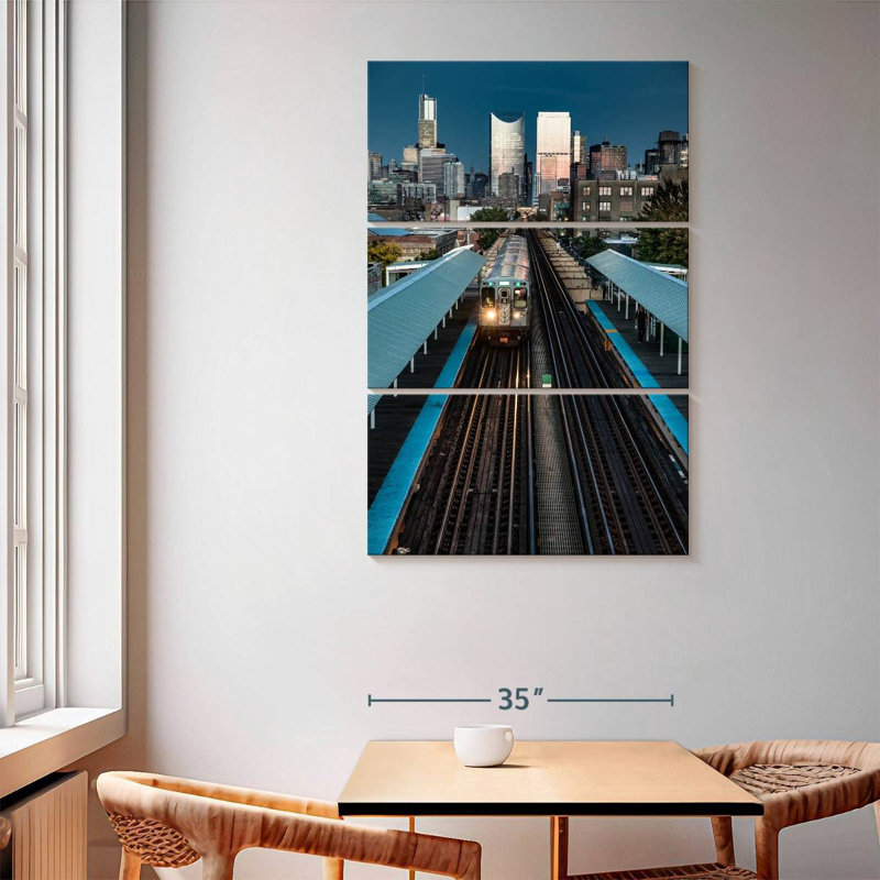 Lilie Chicago Subway Train, 65" H x 42" W