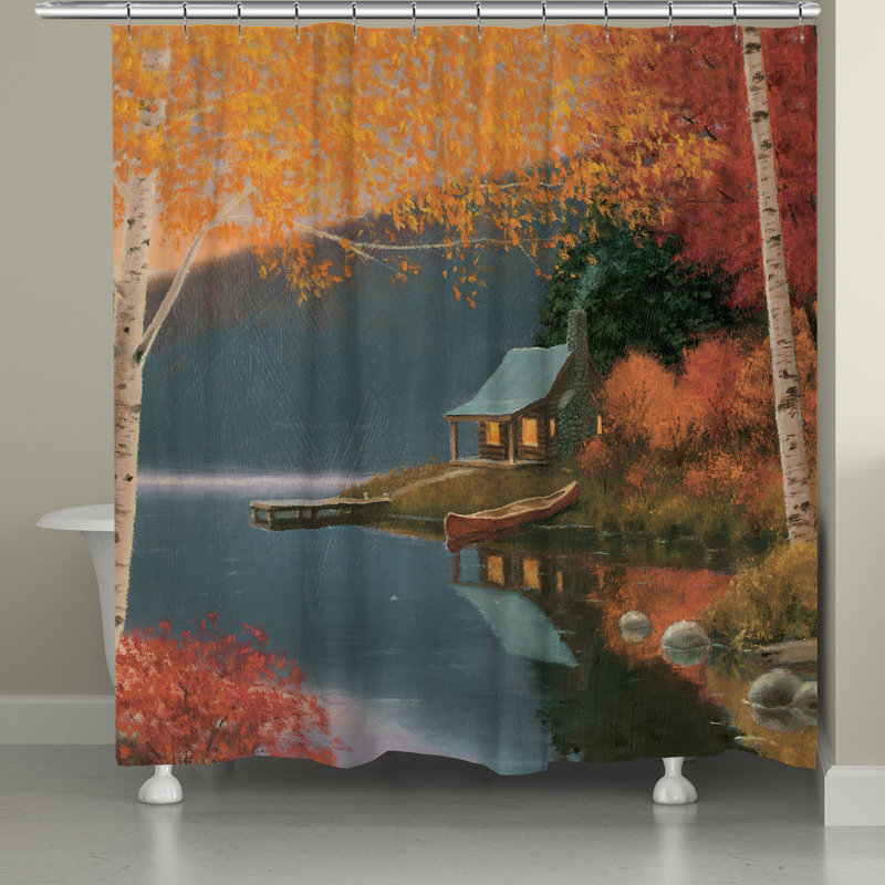 Rideau de douche simple Donalsonville