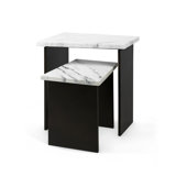 Lynnes Marble Nesting End Table