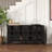Modern Sideboardkitchen Buffet Cabinet With Storage, TV Media Console Table, Storage Cabinet With 4 Doors & Adjustable Shelves  Black
