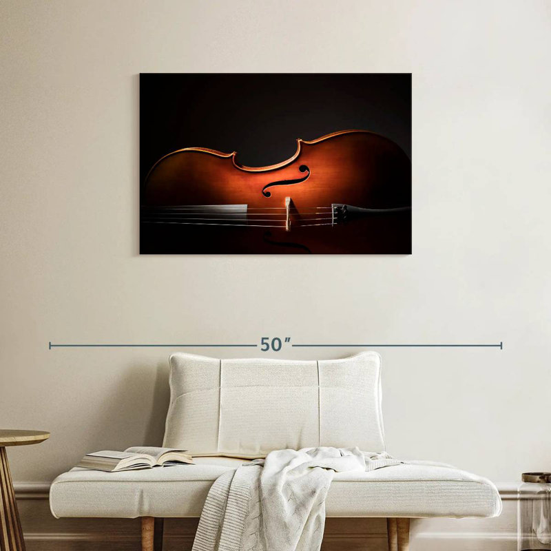 Abarca Cello Curves, 24" H x 36" W