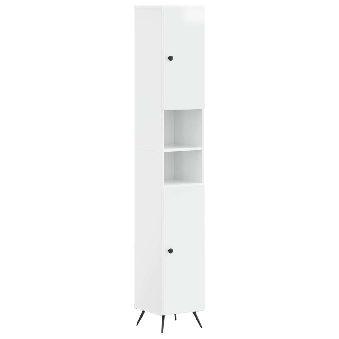 Bathroom Cabinet with Open Shelf BREDA Engineered Wood Storage Modern