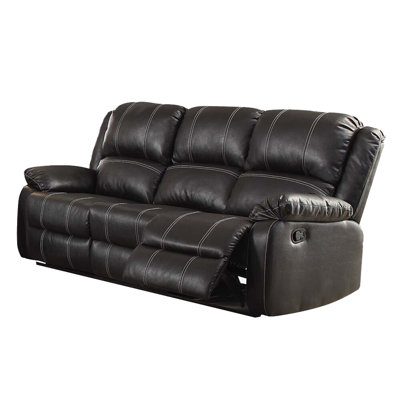 Canapé inclinable en cuir synthétique Zuriel