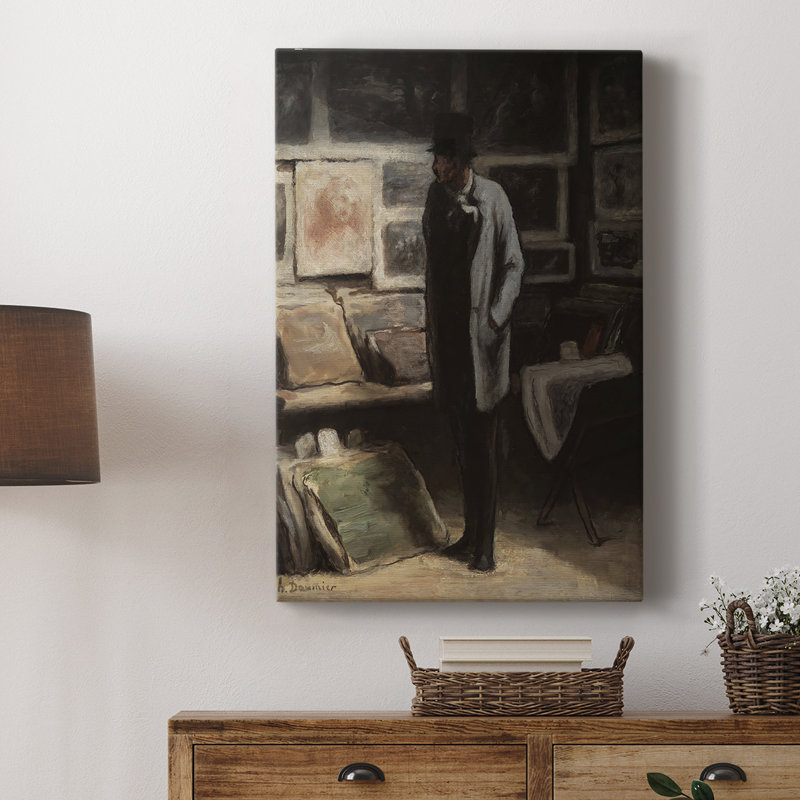 Vintage Portrait Print X -Gallery Wrapped Cavas, 18" H x 12" W