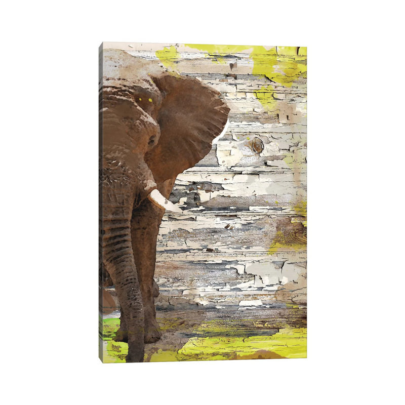 The Elephant I by Irena Orlov - Wrapped Canvas Gallery-Wrapped Canvas Giclée, 20.32 cm H x 30.48 cm W