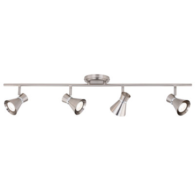 Aleezay 36'' 4 -Light Fixed Track Track Kit with Dimmable and Adjustable Head