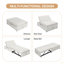 Canapé-lit 4 en 1, fauteuil-lit, repose-pieds pliant multifonctionnel avec pochette de rangement et port USB pour petit appartement, salon, chambre à coucher, couloir