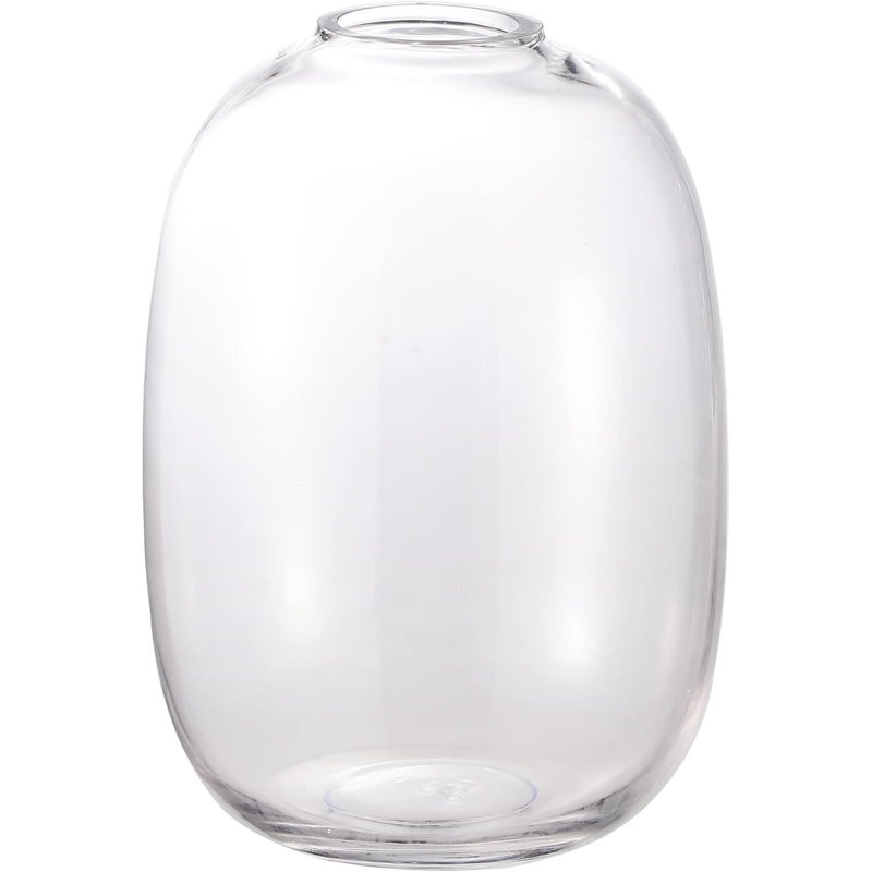 Glass Table Vase 1, White