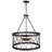Nikal 5 - Light Dimmable Drum Chandelier