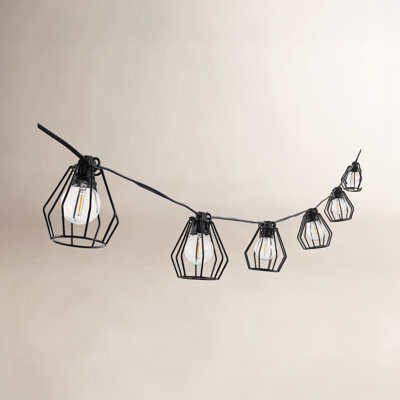 Baltimore 120'' Diamond Caged String Lights