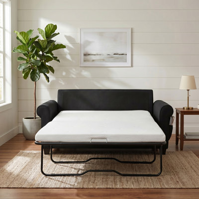 3-in-1 Converfible Sofa Bed.Multi-Functional Pull-Out Sleeper Sofa with Memory Foam Cushion