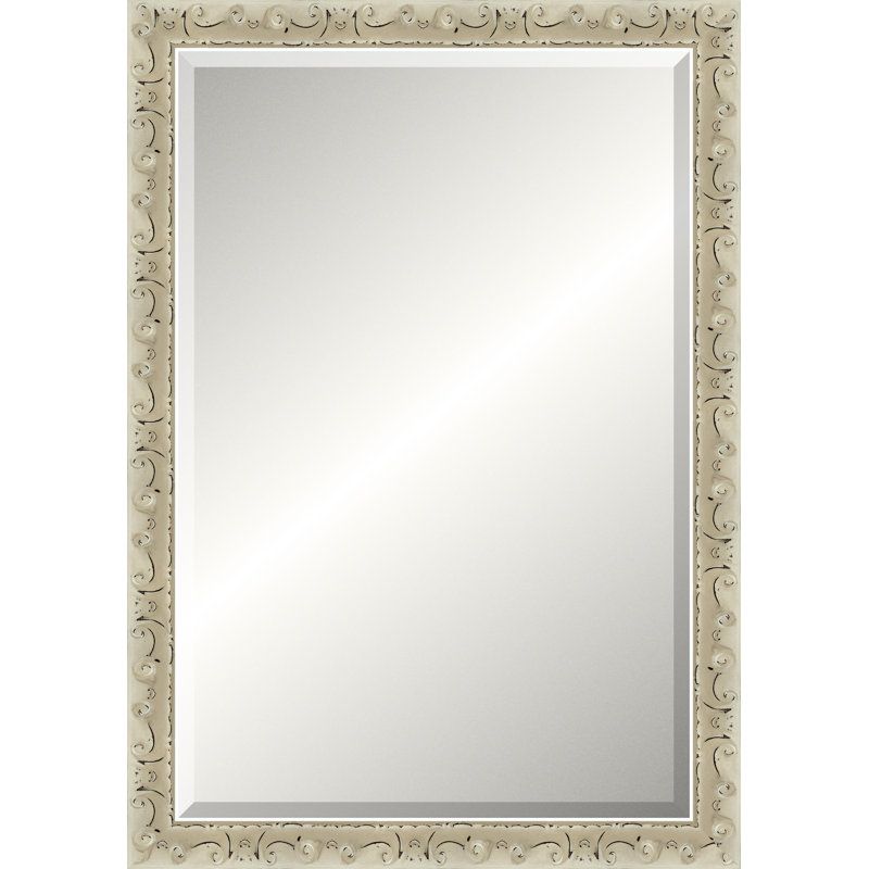 Miroir biseauté ivoire patiné, Classic Vanity