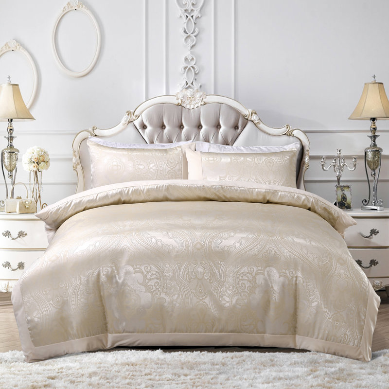 Hamblen Duvet Cover Set, Grey, Kingsize - 2 Standard Pillowcases