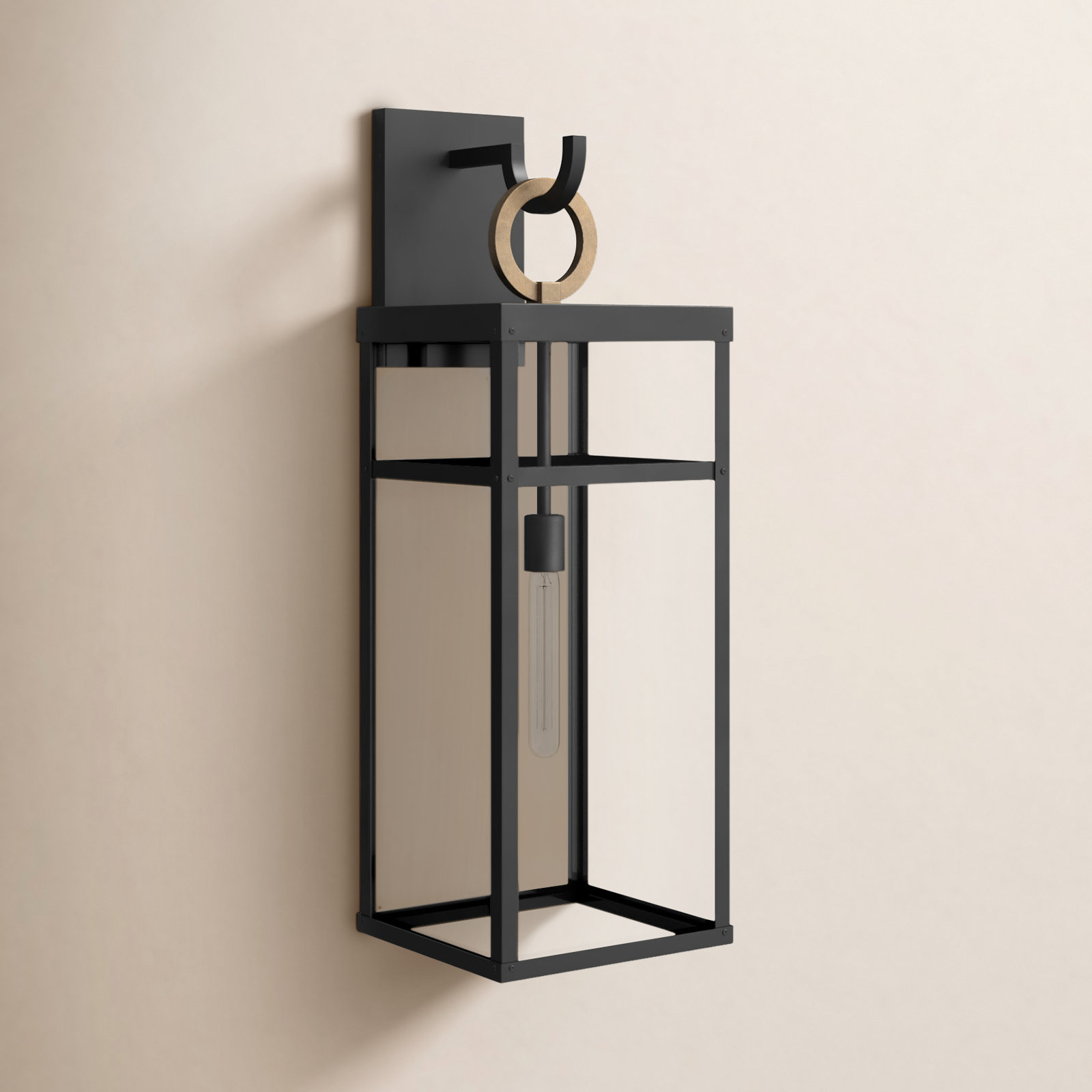 Amelia Outdoor Wall Light, 29" H x 9.5" W x 10.75" D