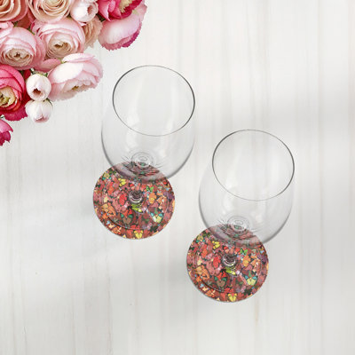 Sous-verres ronds Mariposa