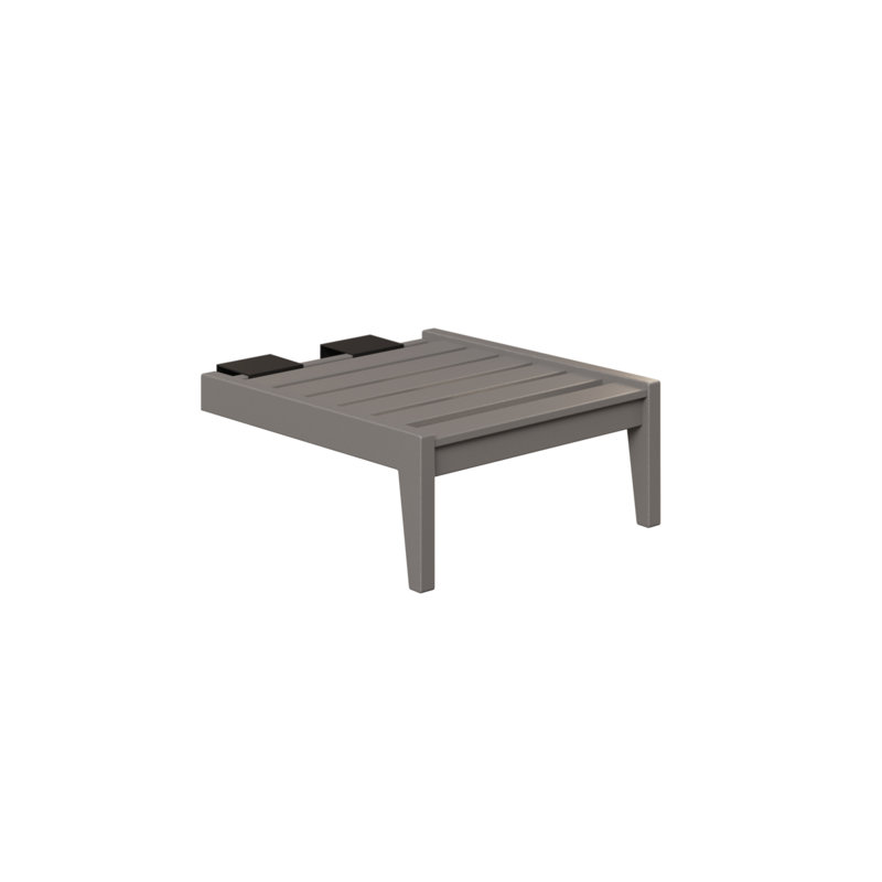 Chaise Maydon et coussins, Canvas Granite, Light Grey
