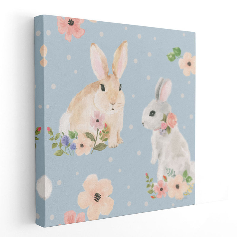 «Spring Sentiments Pattern IIIA», reproduction d'art sur toile, H 16 po x l 16 po