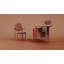 Frank Lloyd Wright Racine Signature Guest Chair with Arms-158191298-158191299
