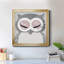 Chouette - peinture sur toile encadrée-744648928-744648940