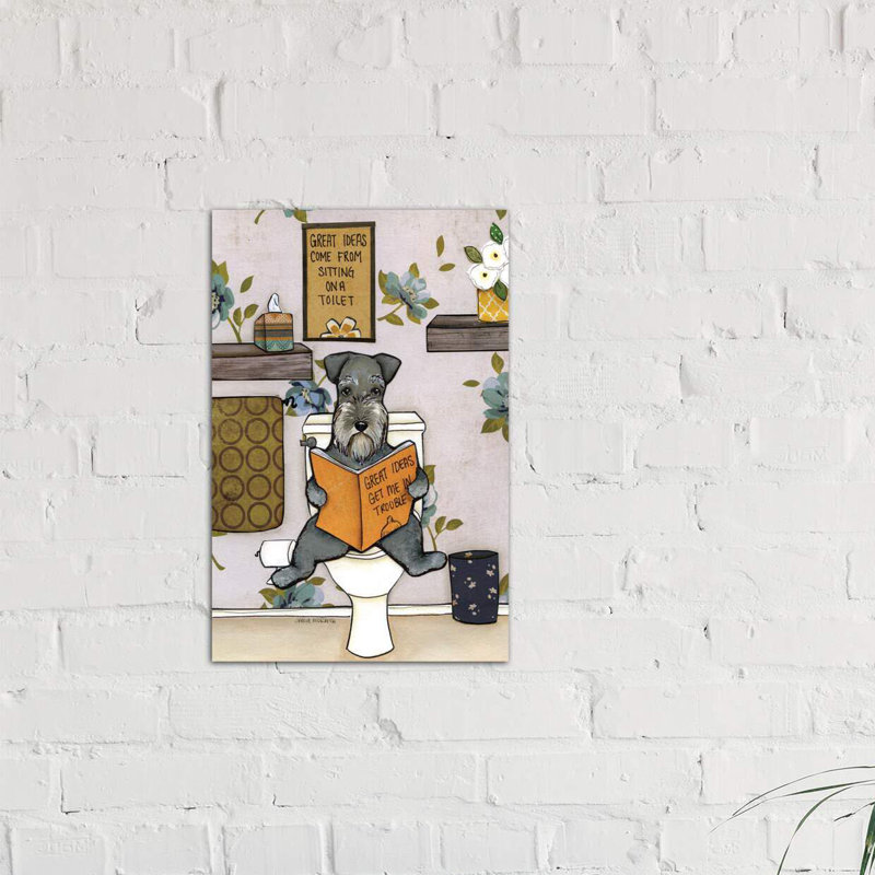 «Great Ideas» par Jamie Morath - impression d'art graphique, Toile tendue, H 12 po x l 8 po x P 0,75 po