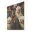 Ensemble de ferme de coqs rouges et blancs II - animal de poulet sur bois-1719633747