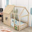 Lit simple en bois avec lumière DEL-140495984