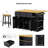 53Inch Large Kitchen Island With 2 Bar Stools, Power Outlet, And Ample Storage Solutions For Modern Kitchens And Dining Rooms-1828509637