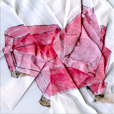 «Crombred Chair 2» par Michael Wolk - peinture sur toile tendue